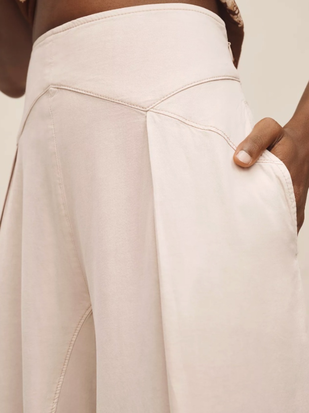 Anthropologie. Pilcro Linen Palazzo Trouser Pants. 28 - Picture 2 of 12